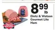Safeway Dietz & Watson Gourmet Lite Ham offer