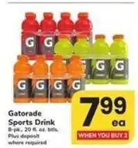 Safeway Gatorade Sports Drink offer