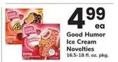 Safeway Good Humor Ice Cream Novelties offer