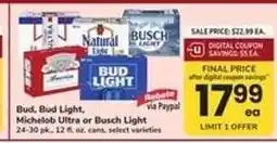 Safeway Bud, Bud Light, Michelob Ultra or Busch Light offer