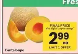 Safeway Cantaloupe offer