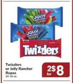 Safeway Twizzlers or Jolly Rancher Ropes offer