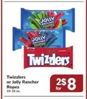 Safeway Twizzlers or Jolly Rancher Ropes offer