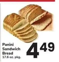 Safeway Panini Sandwich Bread offer