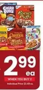 Safeway Cereal offer