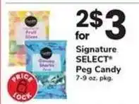 Safeway Signature SELECT Peg Candy offer