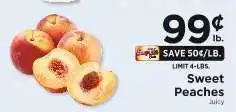 ShopRite Sweet Peaches offer