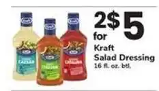 Safeway Kraft Salad Dressing offer
