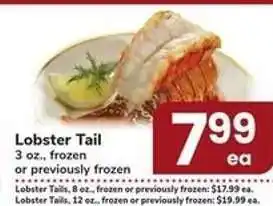 Safeway Lobster Tail offer