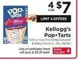 ShopRite Kellogg's Pop-Tarts offer