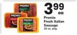 Safeway Premio Fresh Italian Sausage offer