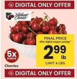 Safeway CHERRIES offer