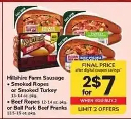 Safeway Hillshire Farm Sausage offer