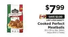 ShopRite Cooked Perfect Meatballs offer