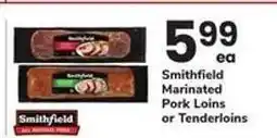 Safeway Smithfield Marinated Pork Loins or Tenderloins offer