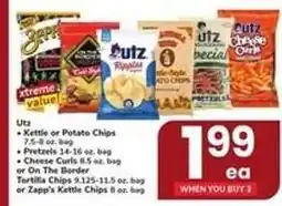 Safeway Utz Snacks offer