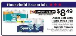 ShopRite Angel Soft Bath Tissue Mega Roll offer