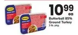 Safeway Butterball 85% Ground Turkey offer