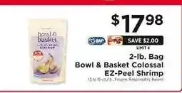 ShopRite Bowl & Basket Colossal EZ-Peel Shrimp offer