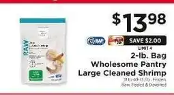 ShopRite Wholesome Pantry Large Cleaned Shrimp offer