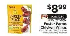 ShopRite Foster Farms Chicken Wings offer