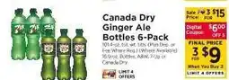 ShopRite Canada Dry Ginger Ale Bottles 6-Pack offer