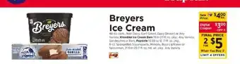 ShopRite Breyers Ice Cream offer