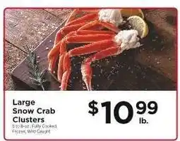 ShopRite Large Snow Crab Clusters offer