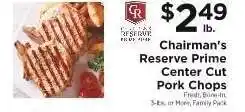 ShopRite Chairman's Reserve Prime Center Cut Pork Chops offer