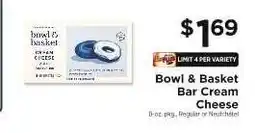 ShopRite Bowl & Basket Bar Cream Cheese offer