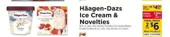 ShopRite Häagen-Dazs Ice Cream & Novelties offer