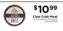 ShopRite Claw Crab Meat offer