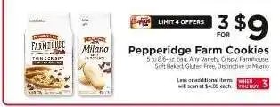 ShopRite Pepperidge Farm Cookies offer