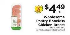 ShopRite Wholesome Pantry Boneless Chicken Breast offer