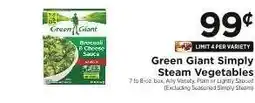 ShopRite Green Giant Simply Steam Vegetables offer