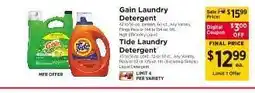 ShopRite Tide Laundry Detergent offer
