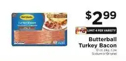ShopRite Butterball Turkey Bacon offer