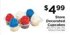 ShopRite Store Decorated Cupcakes offer