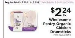 ShopRite Wholesome Pantry Organic Chicken Drumsticks offer