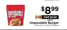 ShopRite Impossible Burger offer
