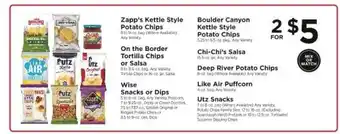 ShopRite Mix or Match Snacks offer