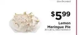 ShopRite Lemon Meringue Pie offer