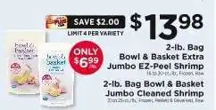 ShopRite Bowl & Basket Shrimp offer
