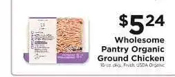 ShopRite Wholesome Pantry Organic Ground Chicken offer
