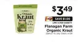 ShopRite Flanagan Farm Organic Kraut offer