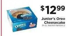 ShopRite Junior's Oreo Cheesecake offer