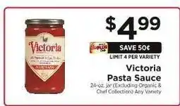 ShopRite Victoria Pasta Sauce offer