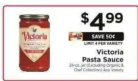 ShopRite Victoria Pasta Sauce offer
