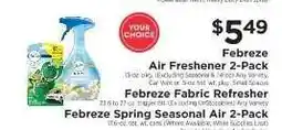 ShopRite Febreze offer