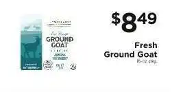 ShopRite Fresh Ground Goat offer